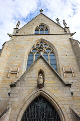 Roman Catholic church of the Immaculate Conception of the Blessed Virgin Mary (1870) in Katowice, known as St. Mary's Church. Katowice. Poland.