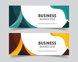 Fototapeta premium Abstract banner design background website headers