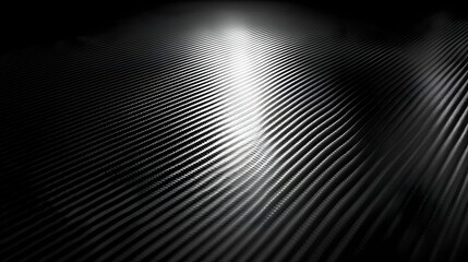 Abstract Black and White Carbon Fiber Weave Texture Background