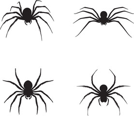 Insect graphic vector silhouette on white background