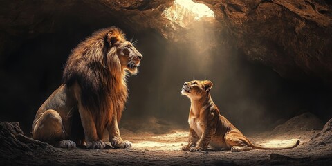 It's Daniel in the Lions Den - In the Middle of Danger 