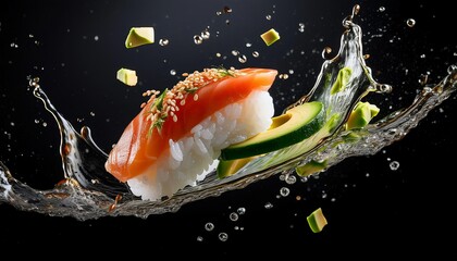 Sushi in Motion: The Art of Fresh Ingredients and Flavor