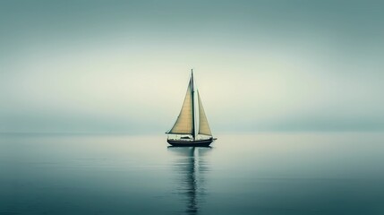 sailboat at sunset