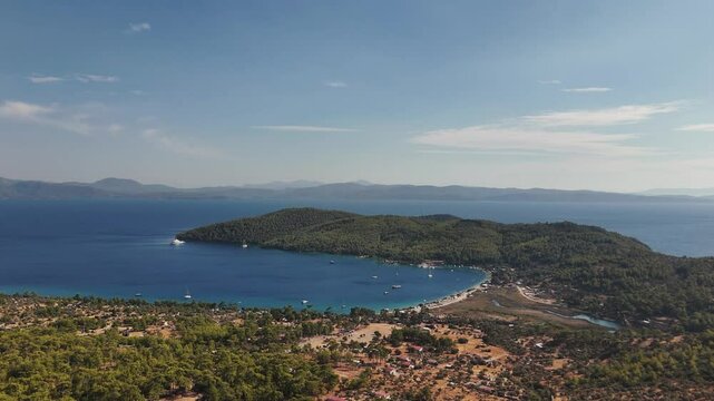 Drone Video Taken in Bodrum, Cokertme Bay