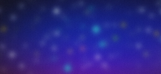 Obraz premium blurred illustration of colorful stars with noise