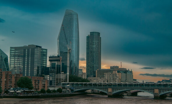one of the views from the millennium bridge
