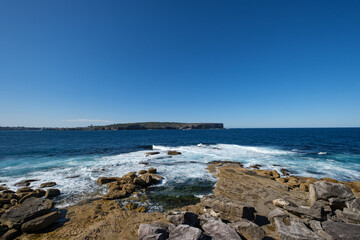 Shores near Hornby Lighthouse at South Head, New South Wales, Australia