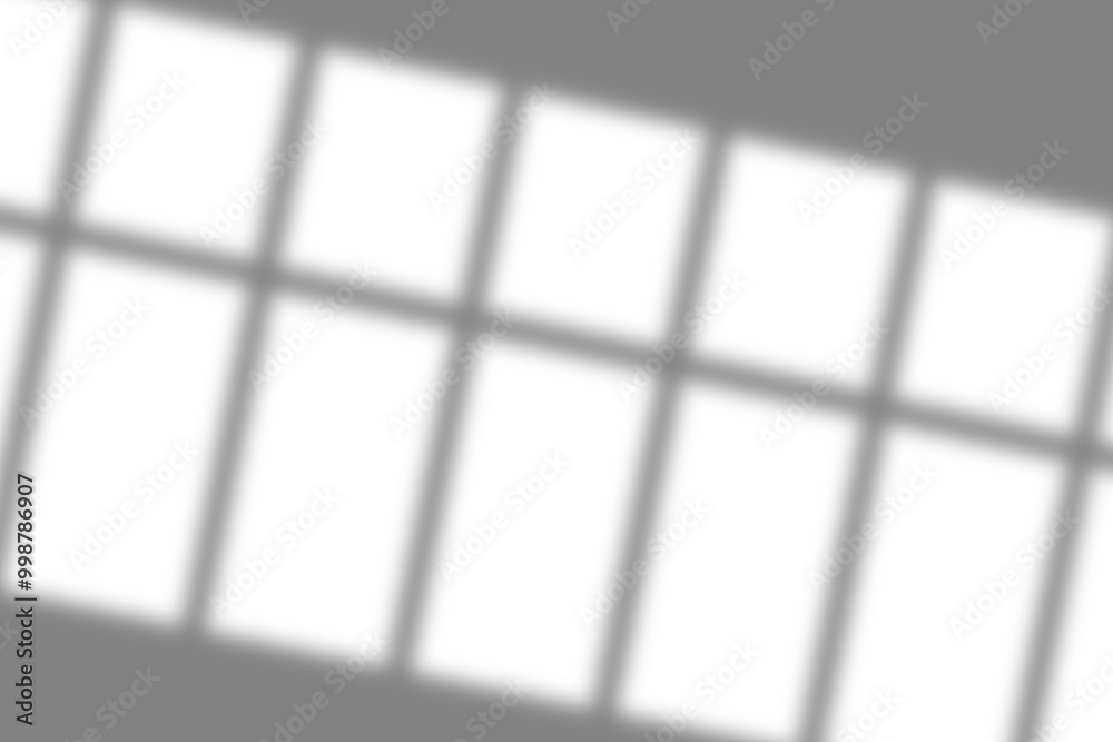 Wall mural transparent shadow effect isolated on transparent background. light and shadow effects for design an