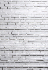 Obraz premium white painted brick wall background