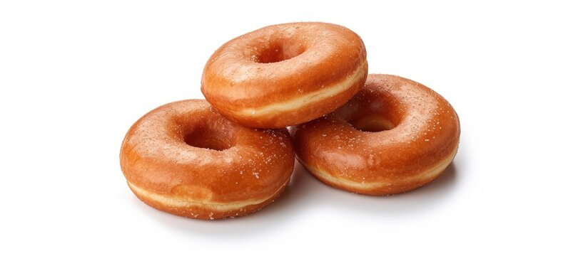 Donuts Isolated On White Background