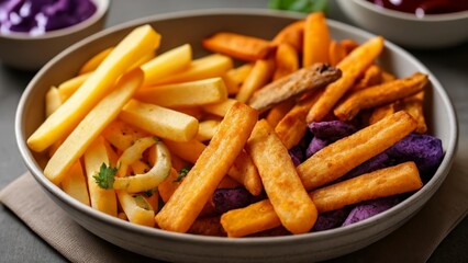  Deliciously seasoned sweet potato fries