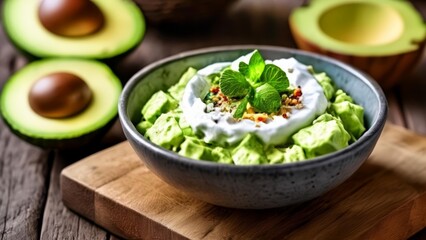 Fresh and healthy avocado dip with a twist