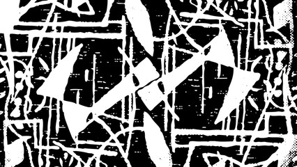 Abstract half tone background. Black and white illustration