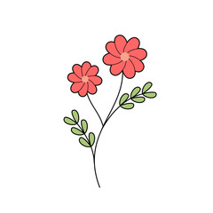 flat design floral