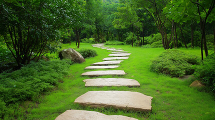 The path symbolizes the journey of life, love, and responsibility, as the teacher shows the way forward with wisdom