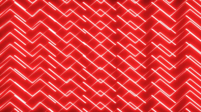 red pattern with neon color effect animate background