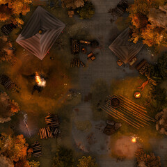 DnD map, RPG maps, Fantasy battle map