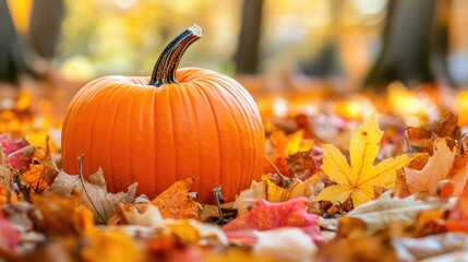Autumn festivities featuring pumpkins as a symbol