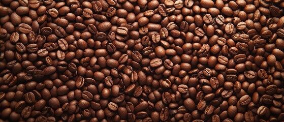  A stack of coffee beans atop another on a black backdrop