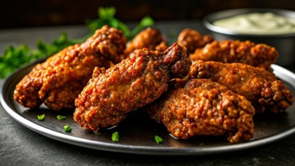  Crispy Fried Chicken Wings Ready to Dive In