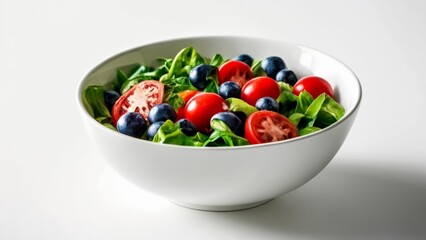  Fresh and vibrant salad in a bowl