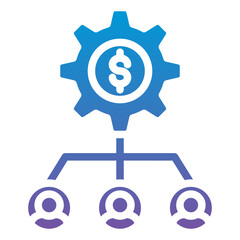 Resource Allocation Icon