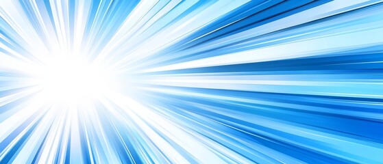Obraz premium A blue-and-white background with a central burst of light