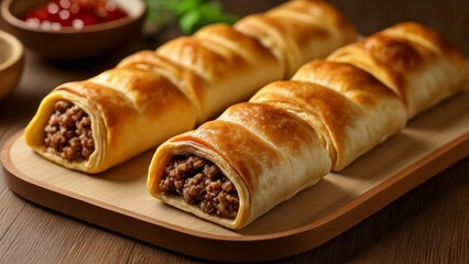  Deliciously baked meat pies ready to be savored