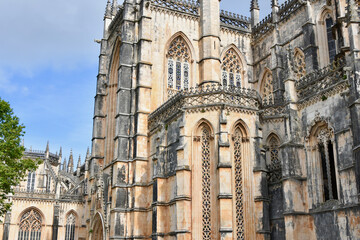 Gothic and Manueline Architecture of Batalha Monastery, Portugal - Tight Frame