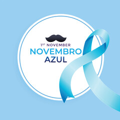 flat blue november background in spanish
