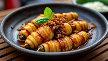  Deliciously grilled skewers ready to be savored