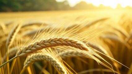  Bountiful harvest under the suns glow