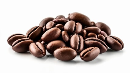 Naklejka premium Aromatic coffee beans ready to brew