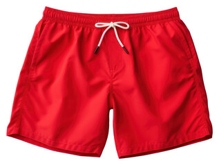 PNG Men Swim shorts red white background undergarment.