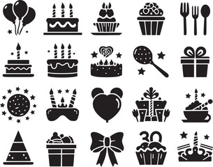 birthday party icons