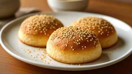  Deliciously baked goldenbrown seedtopped rolls