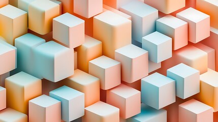 Obraz premium Abstract 3D Cube Art Collection: Geometric Designs, Textures, and Colorful Patterns