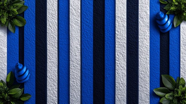 Vibrant Blue Paint Stroke Close-Up, showcasing a rich texture with a striking hue, ideal for creative projects and minimalist backgrounds, ample space for additional text.