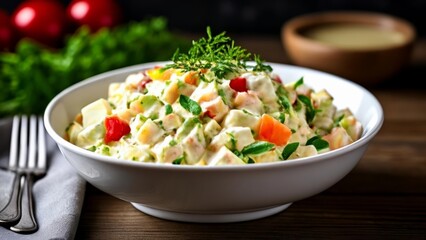  Delicious Coleslaw Salad on a Plate