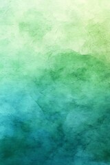 Fototapeta premium An artistic backdrop showcasing a smooth gradient transition between vibrant green and calming blue hues, evoking a sense of tranquility and fluidity.