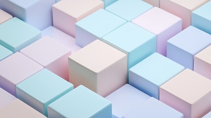 Fototapeta premium Abstract 3D Cube Art Collection: Geometric Designs, Textures, and Colorful Patterns