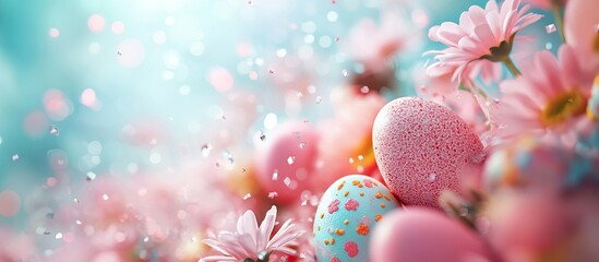 Easter Eggs and Flowers