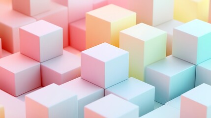 Abstract 3D Cube Art Collection: Geometric Designs, Textures, and Colorful Patterns