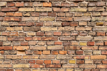 Red brick wall
