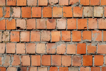 Red brick wall