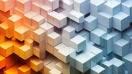 Obraz premium Abstract 3D Cube Art Collection: Geometric Designs, Textures, and Colorful Patterns