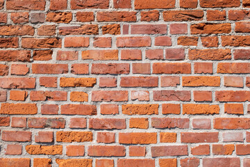 Red brick wall