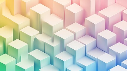 Abstract 3D Cube Art Collection: Geometric Designs, Textures, and Colorful Patterns