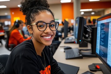 Interactive digital literacy workshop, where learners practice media literacy by identifying reliable online sources, fake news, and secure websites