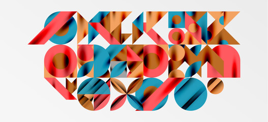 Geometric neo patterns. Abstract background for covers, banners, flyers and posters and other templates